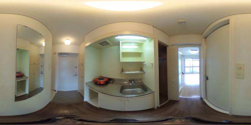 パノラマ画像キッチン