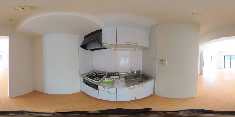 パノラマ画像キッチン