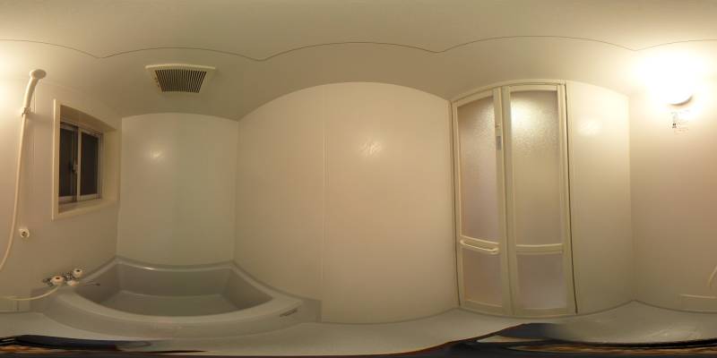 パノラマ画像バスルーム