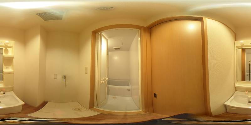 パノラマ画像洗面所