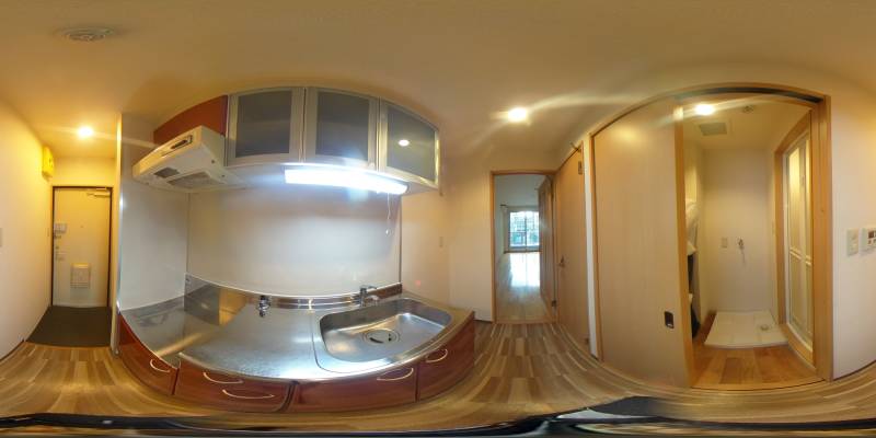 パノラマ画像キッチン