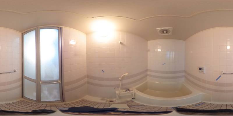 パノラマ画像バスルーム