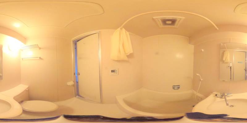 パノラマ画像バスルーム