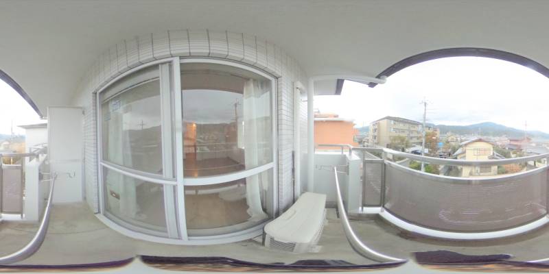 パノラマ画像バルコニー