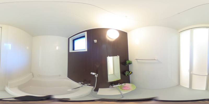 パノラマ画像バスルーム