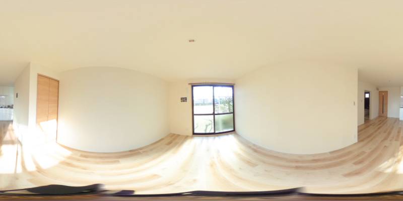 パノラマ画像リビング