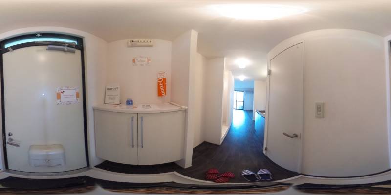 パノラマ画像玄関