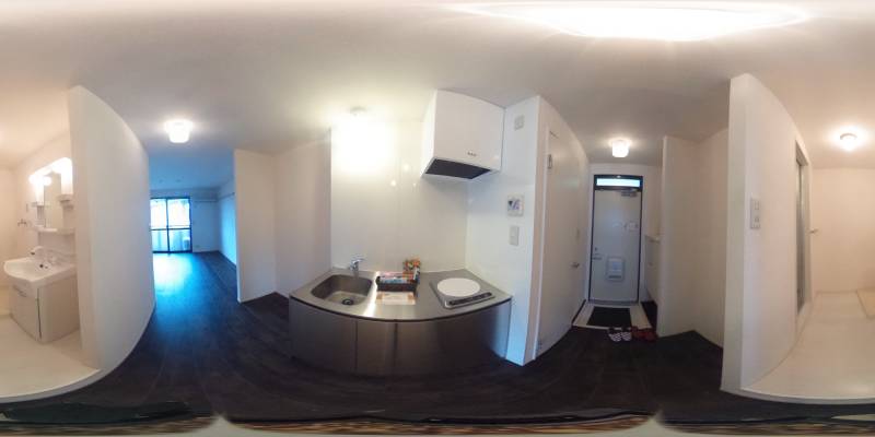 パノラマ画像キッチン