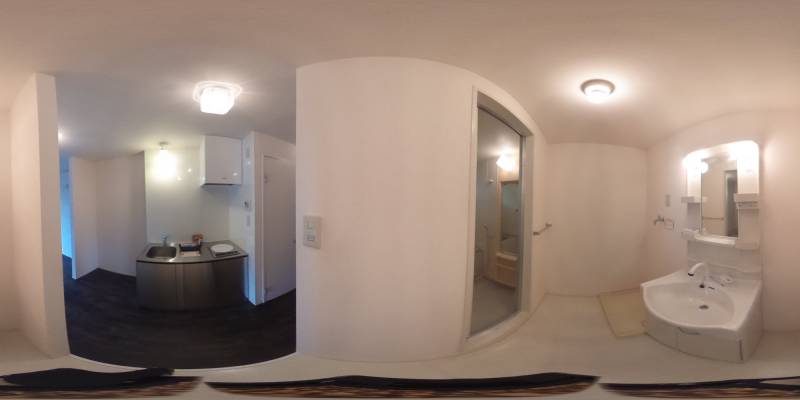 パノラマ画像洗面所