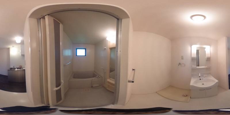 パノラマ画像バスルーム