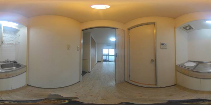 パノラマ画像キッチン