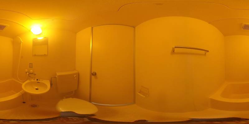 パノラマ画像バスルーム