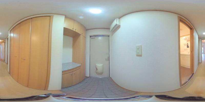 パノラマ画像玄関