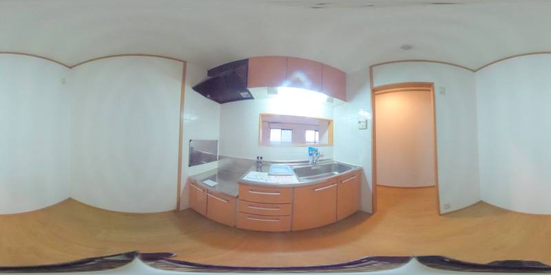 パノラマ画像キッチン