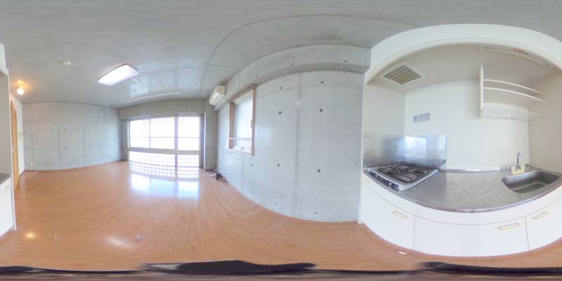 パノラマ画像キッチン