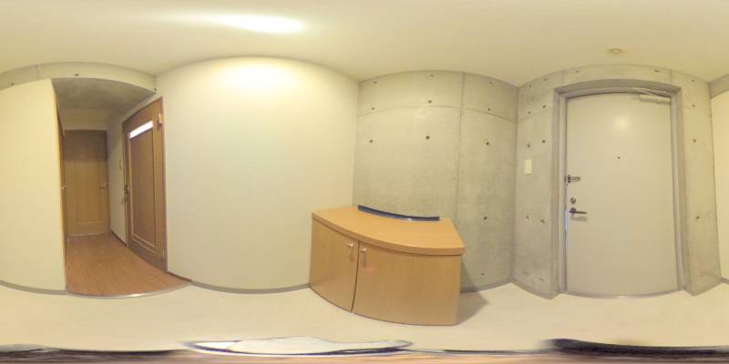 パノラマ画像玄関