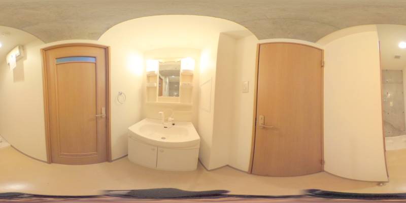 パノラマ画像洗面所