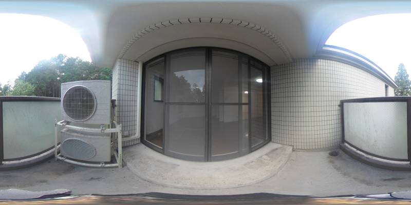 パノラマ画像バルコニー