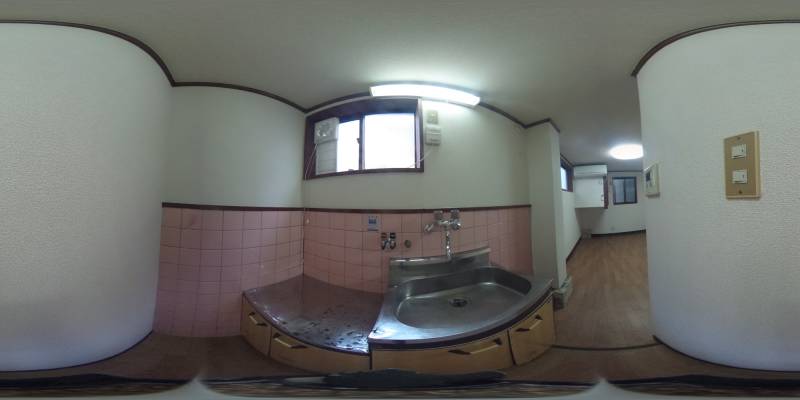 パノラマ画像キッチン