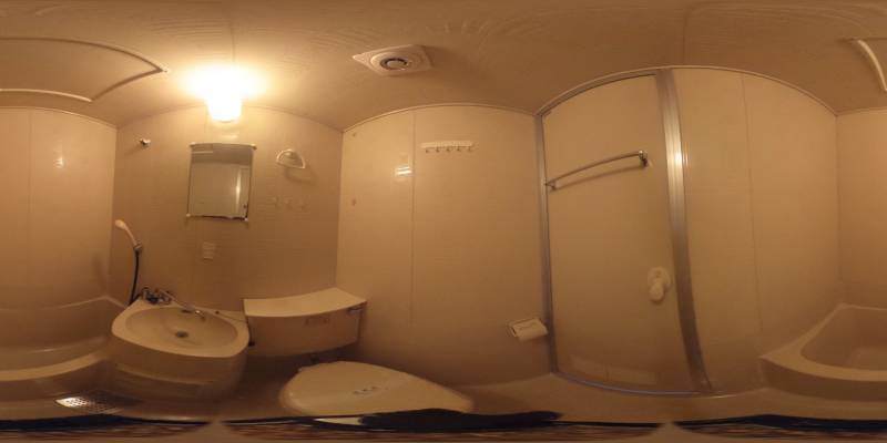 パノラマ画像バスルーム