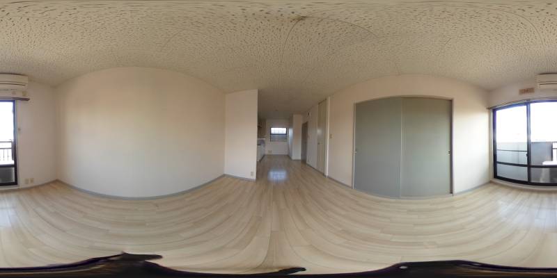 パノラマ画像リビング