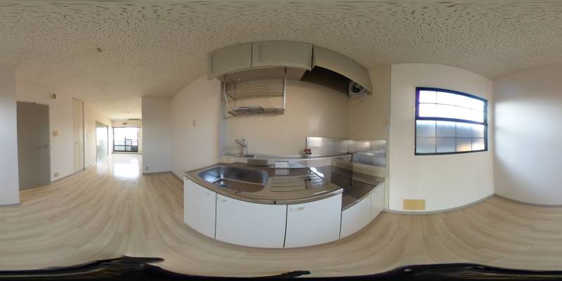パノラマ画像キッチン