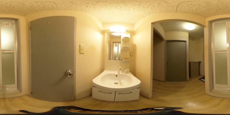 パノラマ画像洗面所