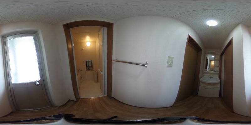 パノラマ画像バスルーム