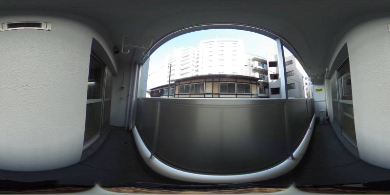 パノラマ画像バルコニー