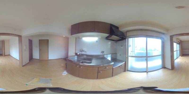 パノラマ画像キッチン