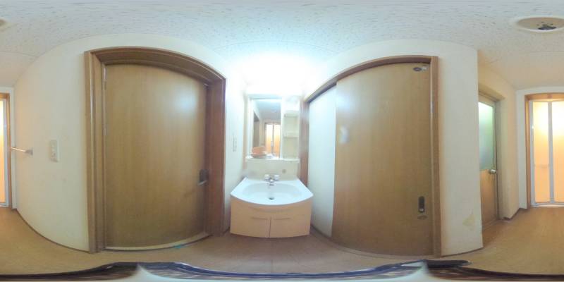 パノラマ画像洗面所