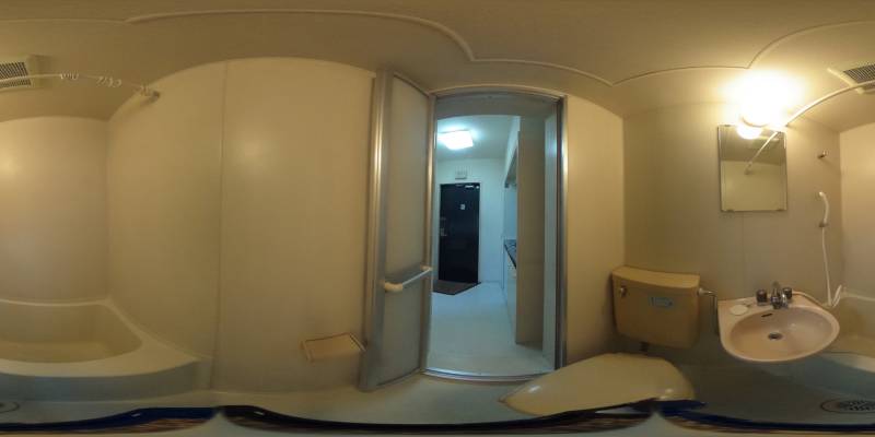 パノラマ画像バスルーム