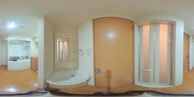 パノラマ画像洗面所