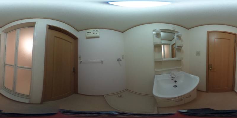 パノラマ画像洗面所