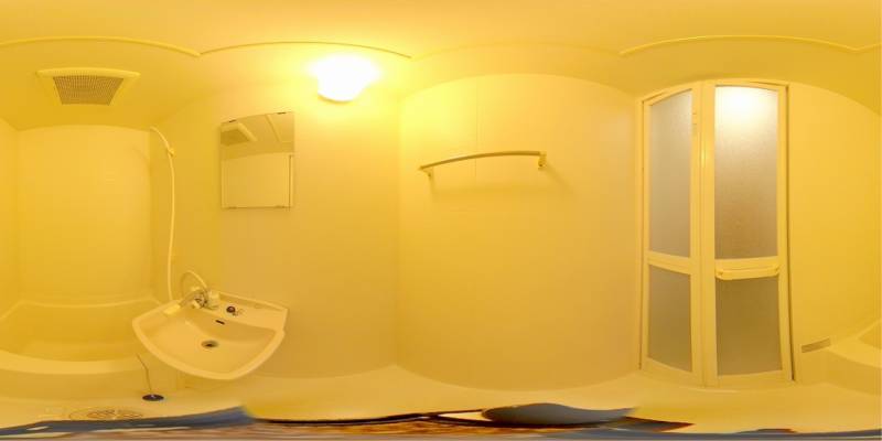 パノラマ画像バスルーム