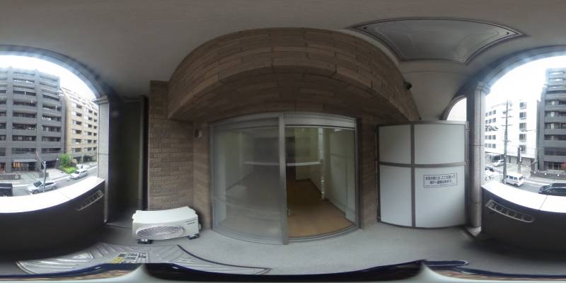 パノラマ画像バルコニー