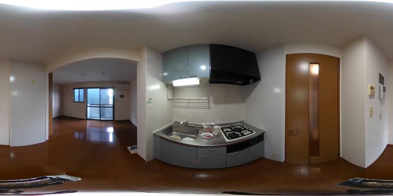 パノラマ画像キッチン