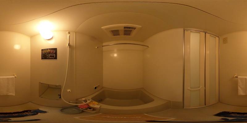 パノラマ画像バスルーム