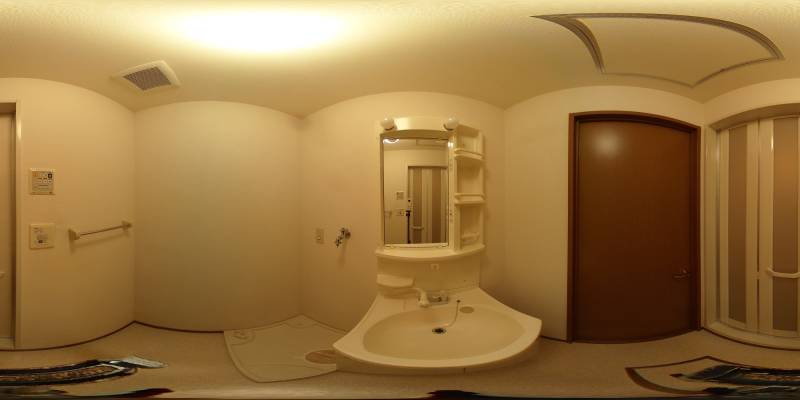 パノラマ画像洗面所