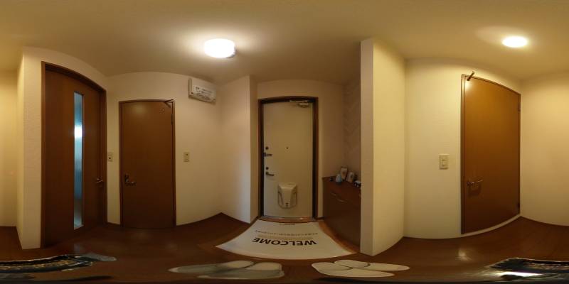 パノラマ画像玄関