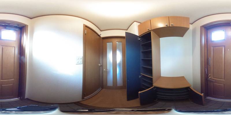 パノラマ画像玄関