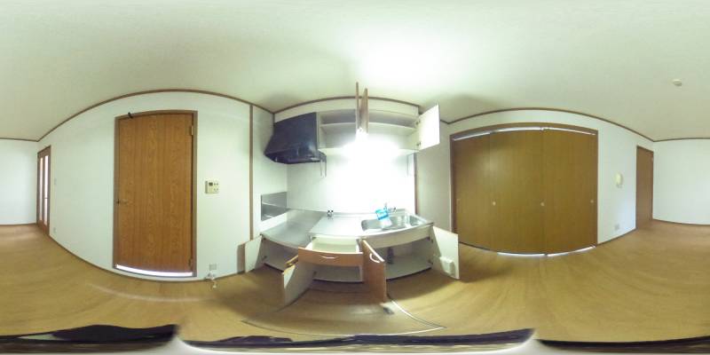 パノラマ画像キッチン