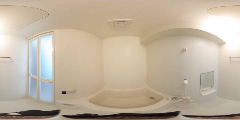 パノラマ画像バスルーム