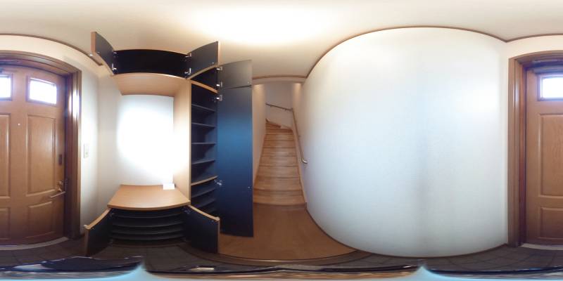 パノラマ画像玄関