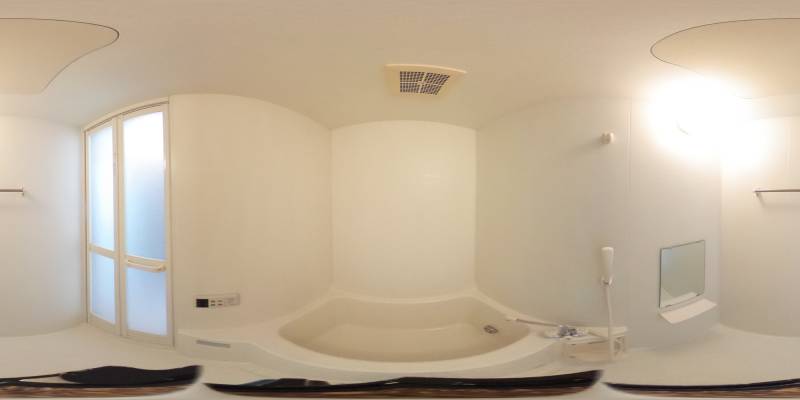 パノラマ画像バスルーム