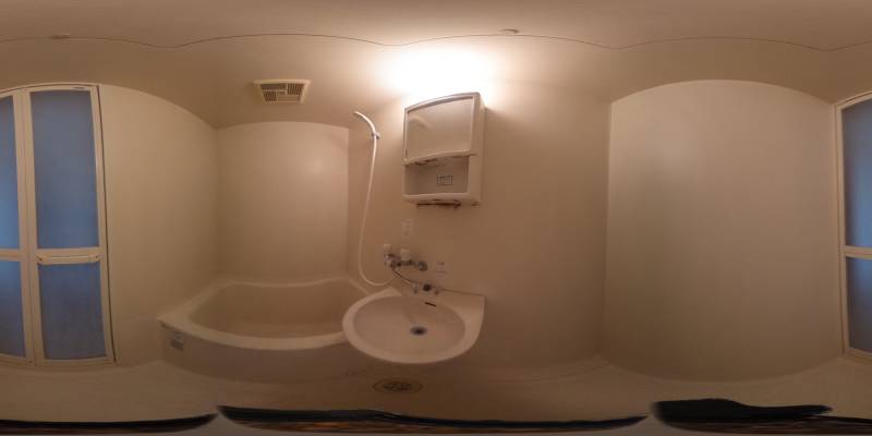 パノラマ画像バスルーム