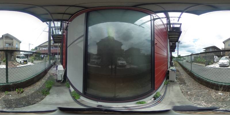 パノラマ画像バルコニー