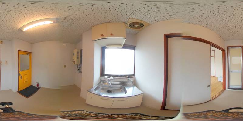 パノラマ画像キッチン