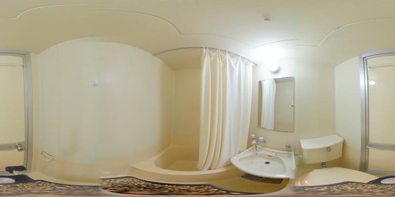 パノラマ画像バスルーム