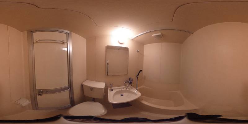 パノラマ画像バスルーム